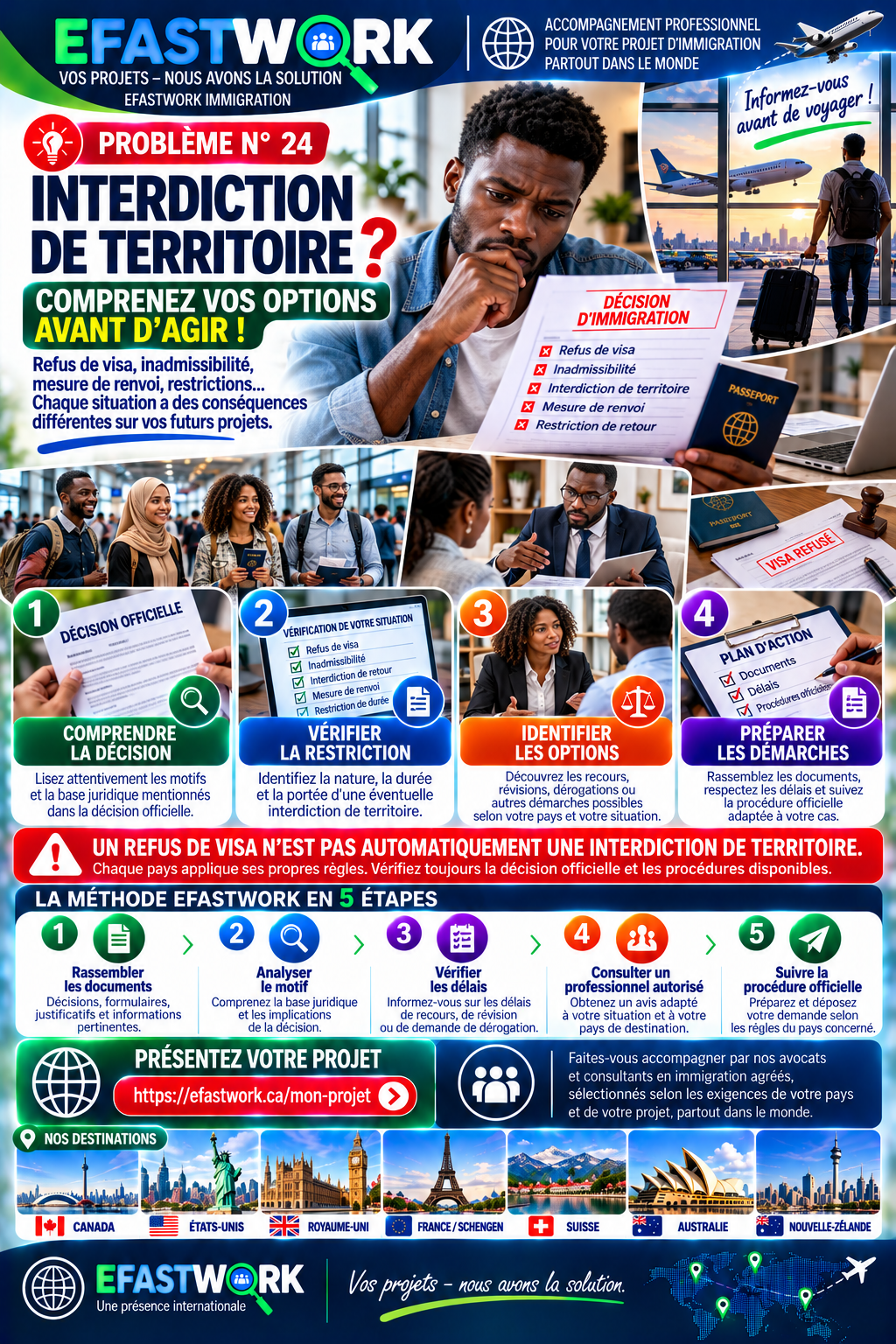 🌍 Immigration : comment éviter une interdiction de territoire et comprendre ses conséquences sur un futur projet d’immigration ?