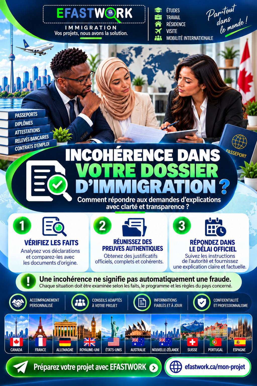 🌍 PROBLÈME 46 — Immigration : comment réagir lorsqu’une autorité demande des preuves supplémentaires ou des documents difficiles à obtenir ?
