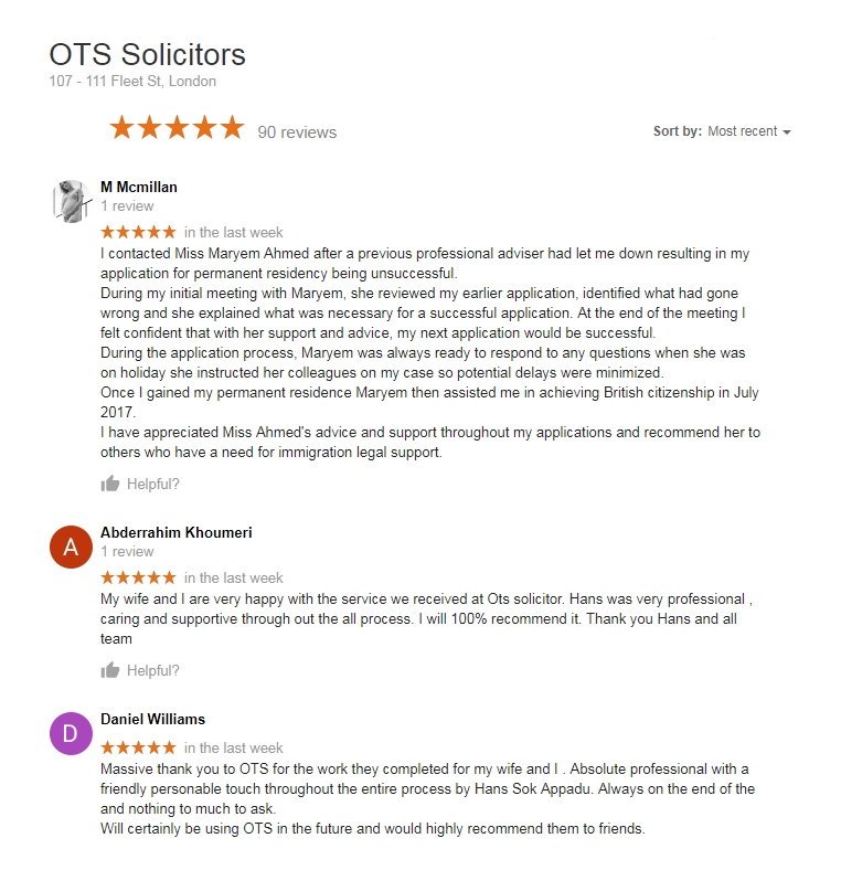 Couverture OTS Solicitors - City of London