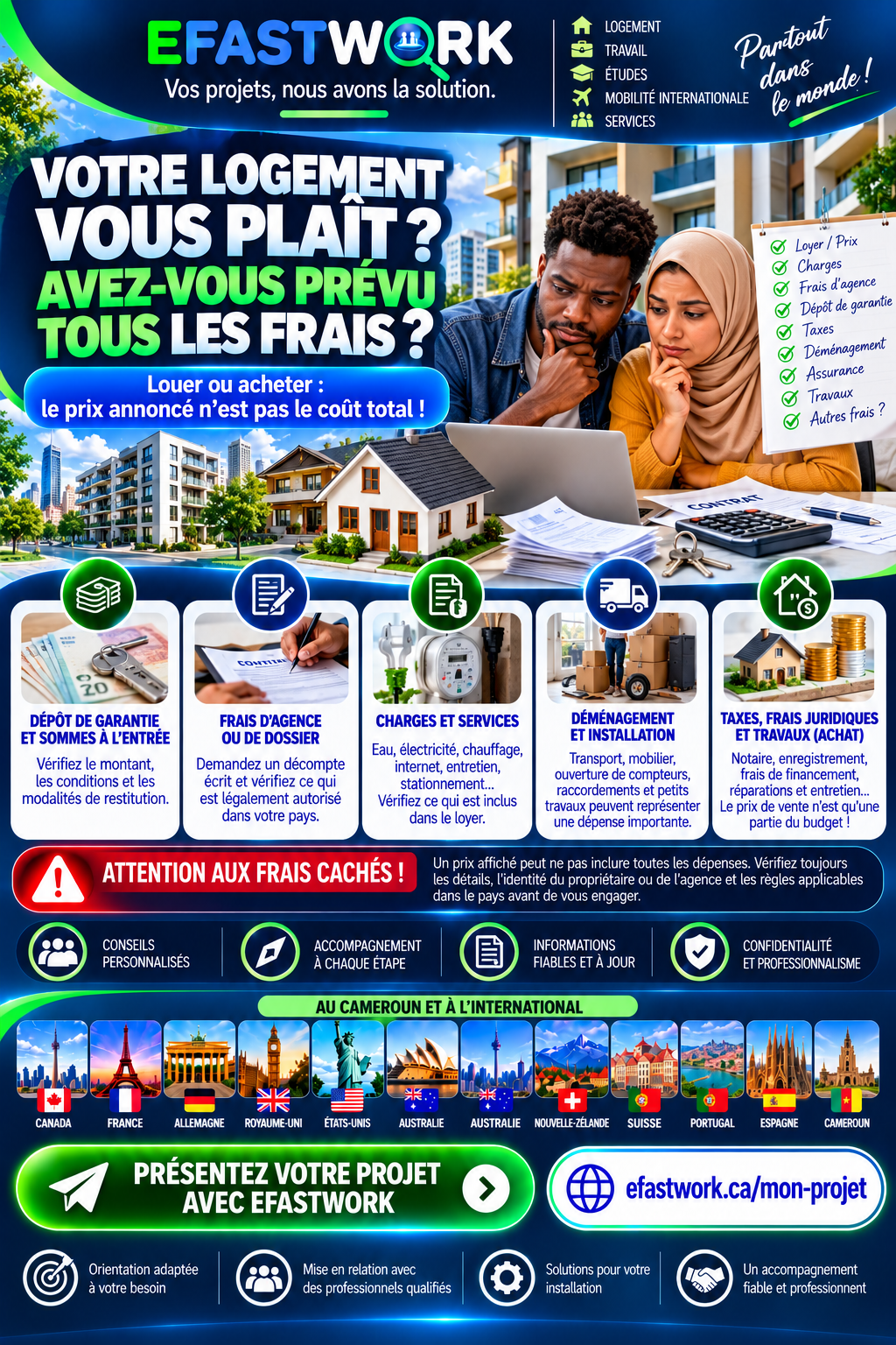 💸 Vous avez trouvé le logement idéal… mais avez-vous calculé tous les frais ?