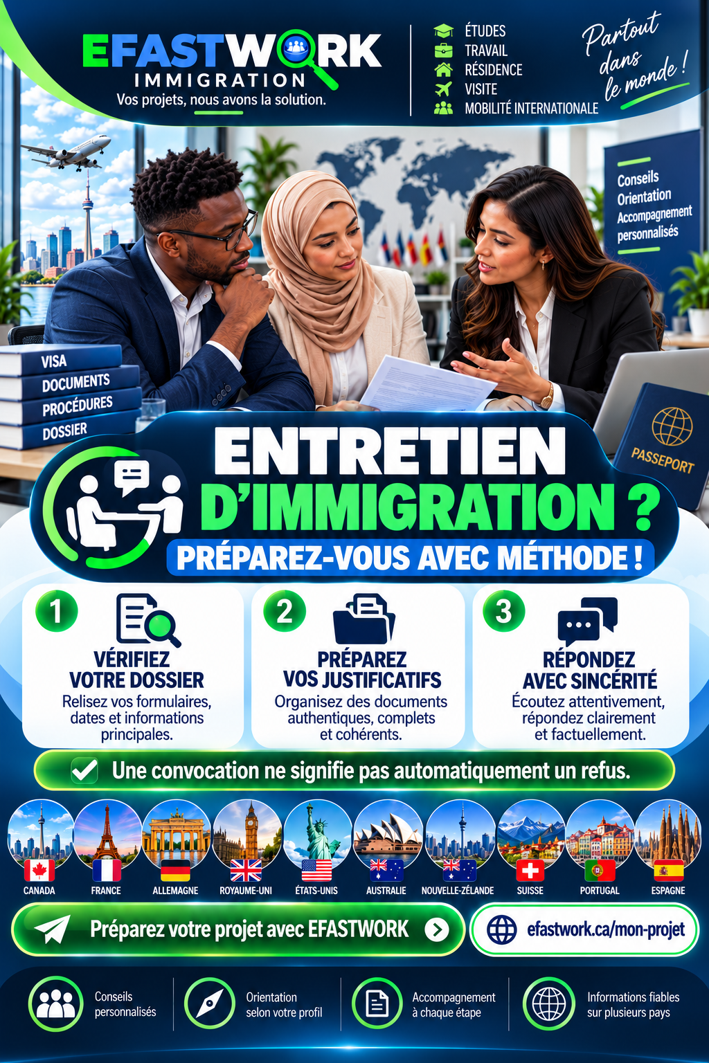 Immigration : comment réagir lorsqu’une autorité vous convoque à un entretien ou vous demande des explications sur votre dossier ?