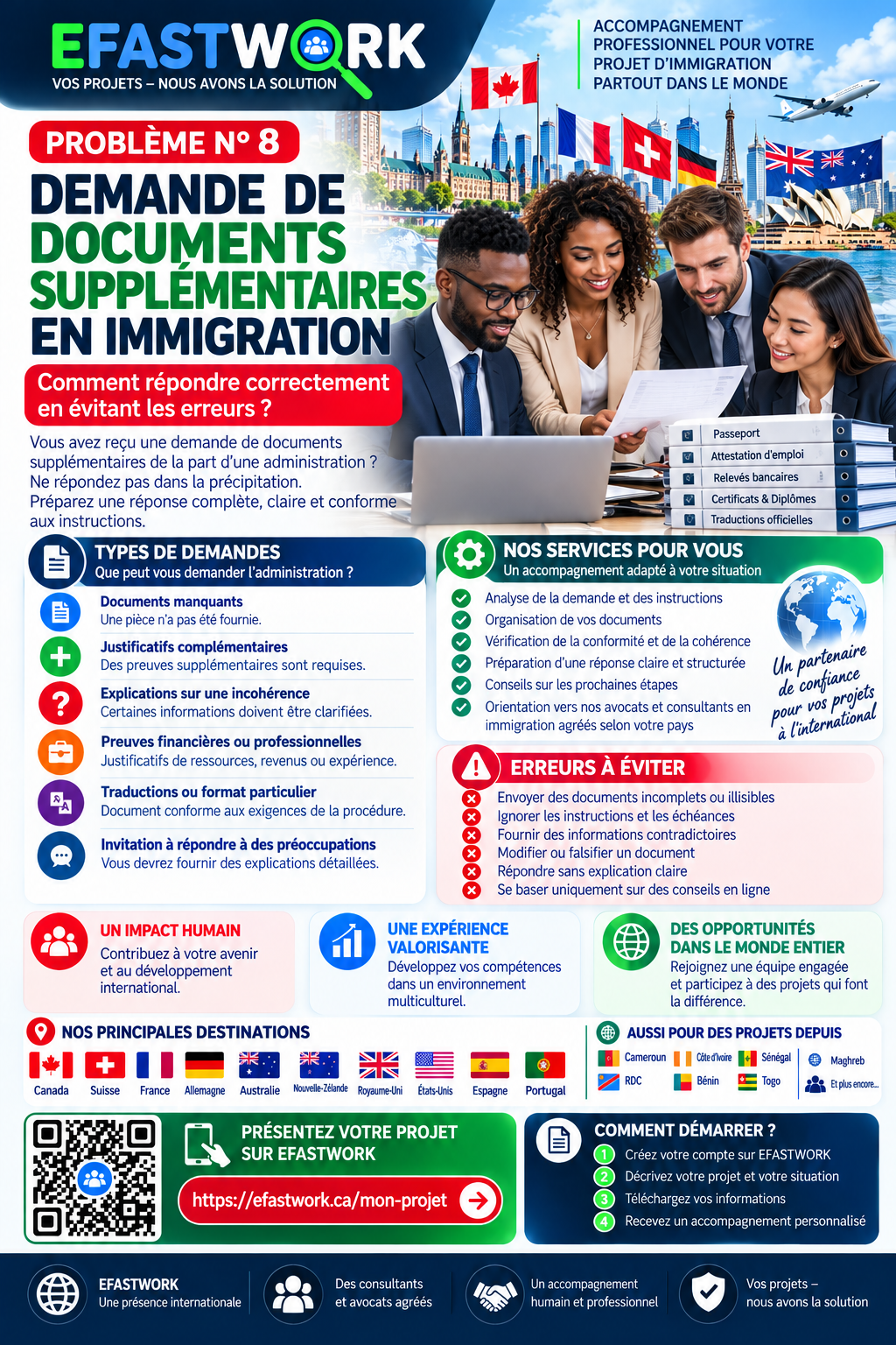 Demande de documents supplémentaires en immigration : comment répondre correctement et éviter les erreurs ?